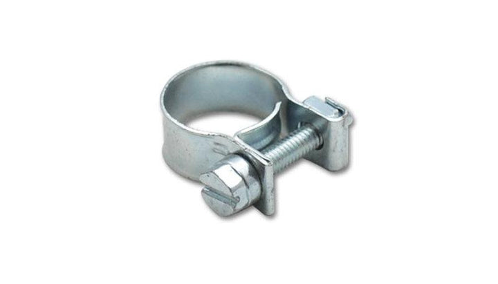 Vibrant Inj Style Mini Hose Clamps 9-11mm clamping range Pack of 10 Zinc Plated Mild Steel - Attacking the Clock Racing