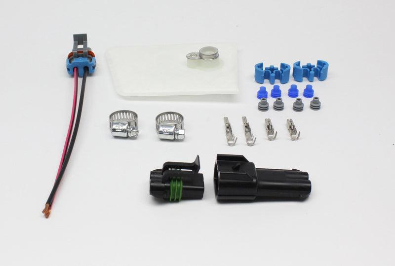 Walbro Universal Installation Kit: Fuel Filter/Wiring Harness for F90000267 E85 Pump - Attacking the Clock Racing