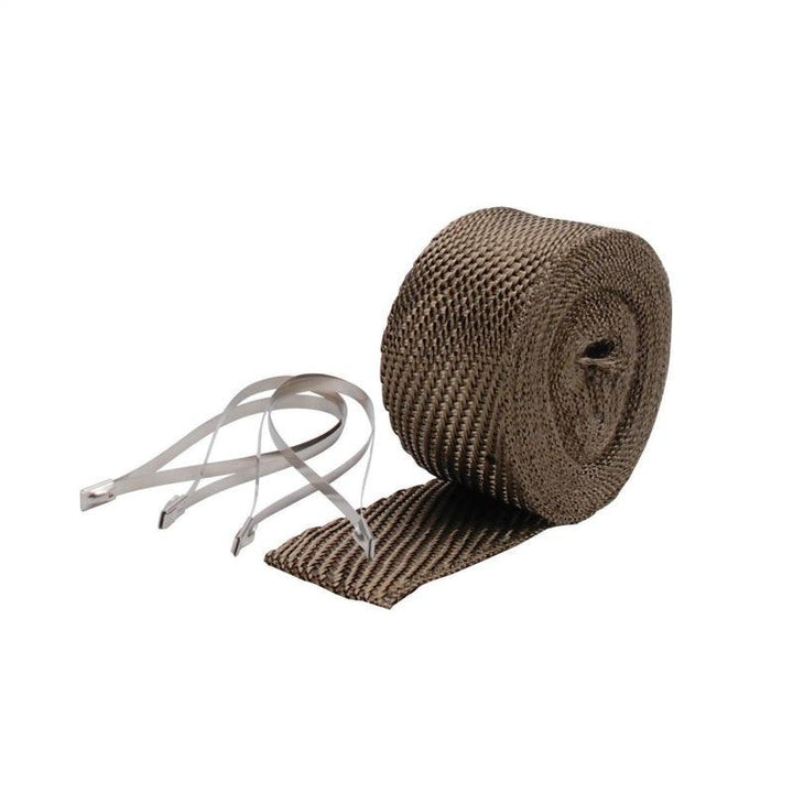 DEI Exhaust Wrap Kit - Pipe Wrap and Locking Tie - Titanium - Attacking the Clock Racing