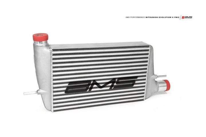 AMS Performance 08-15 Mitsubishi EVO X Front Mount Intercooler - Attacking the Clock Racing