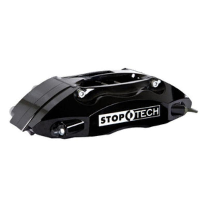 StopTech 08-13 BMW M3/11-12 1M Coupe Rear Black ST-40 Calipers 355x32 Slotted Rotors/Pads/SS Lines - Attacking the Clock Racing