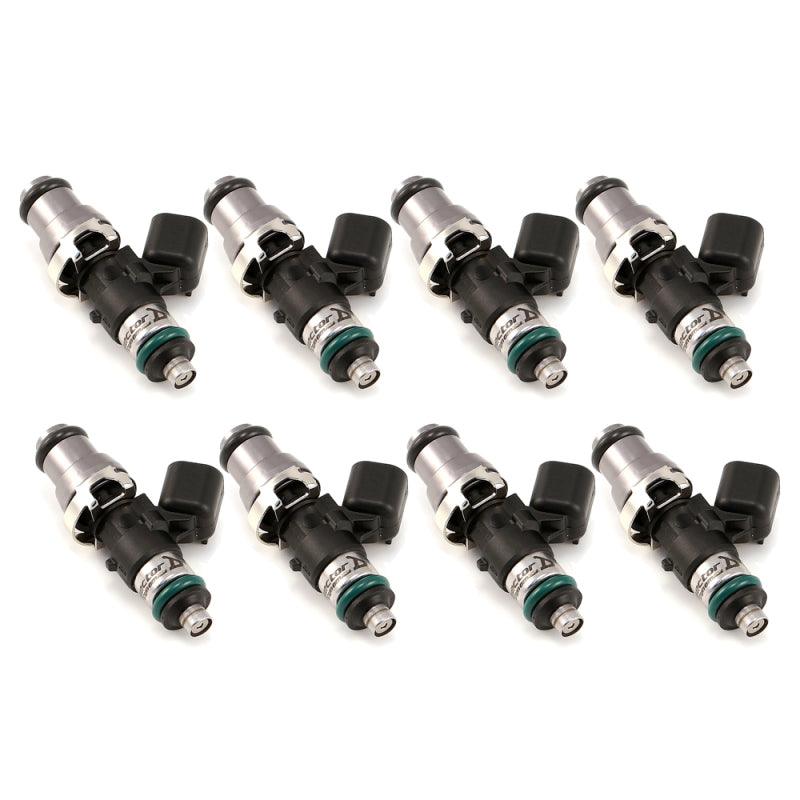 Injector Dynamics 1340cc Injectors - 48mm Length - 14mm Grey Top - 14mm Lower O-Ring (Set of 8) - Attacking the Clock Racing