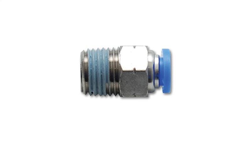 Vibrant Male Straight Pneumatic Vacuum Fitting (1/8in NPT Thread) for use with 5/32in(4mm) OD tubing - Attacking the Clock Racing