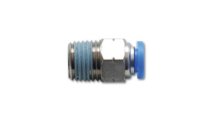 Vibrant Male Straight Pneumatic Vacuum Fitting (1/8in NPT Thread) - for 1/4in (6mm) OD tubing - Attacking the Clock Racing