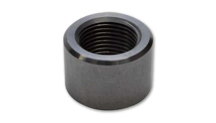 Vibrant 3/4in NPT Female Weld Bung (1-3/8in OD) - Aluminum - Attacking the Clock Racing