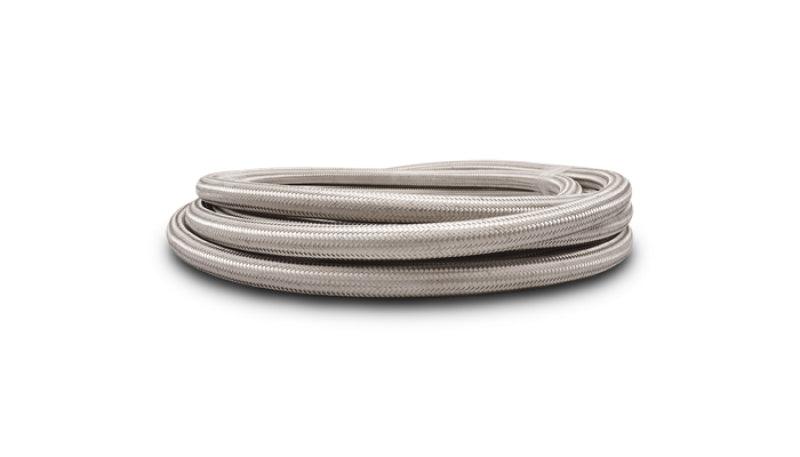 Vibrant -10 AN SS Braided Flex Hose (10 foot roll) - Attacking the Clock Racing