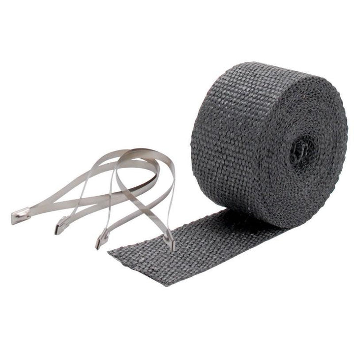 DEI Exhaust Wrap Kit - Pipe Wrap and Locking Tie - Black - Attacking the Clock Racing